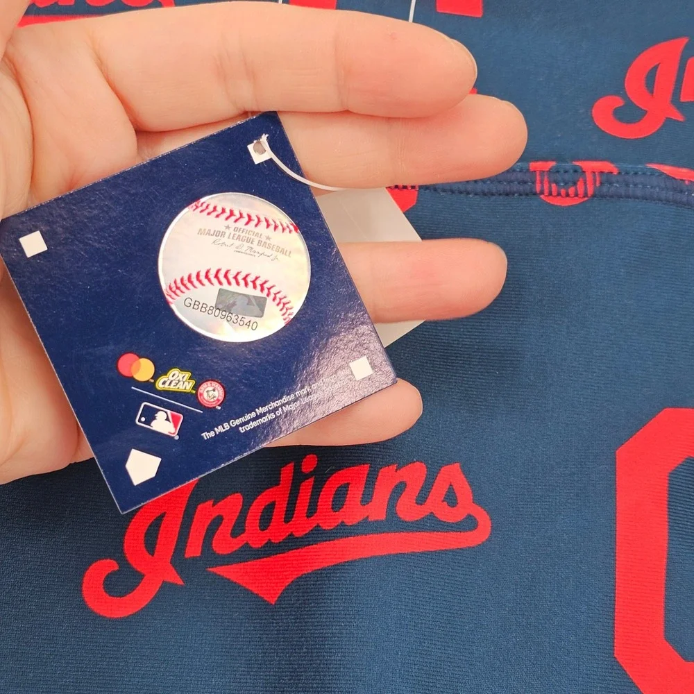Loudmouth Cleveland Indians Active Skort S Navy MLB Logo Golf Skirt‎ Deadstock